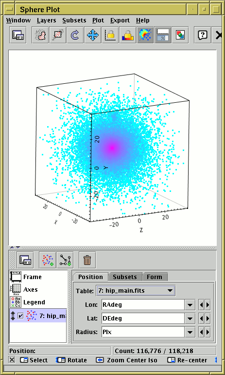 Sphere Plot Window
